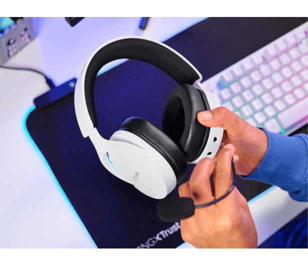 Trust GXT491W FAYZO WIRELESS HEADSET WHT - 1489312 - zdjęcie 7